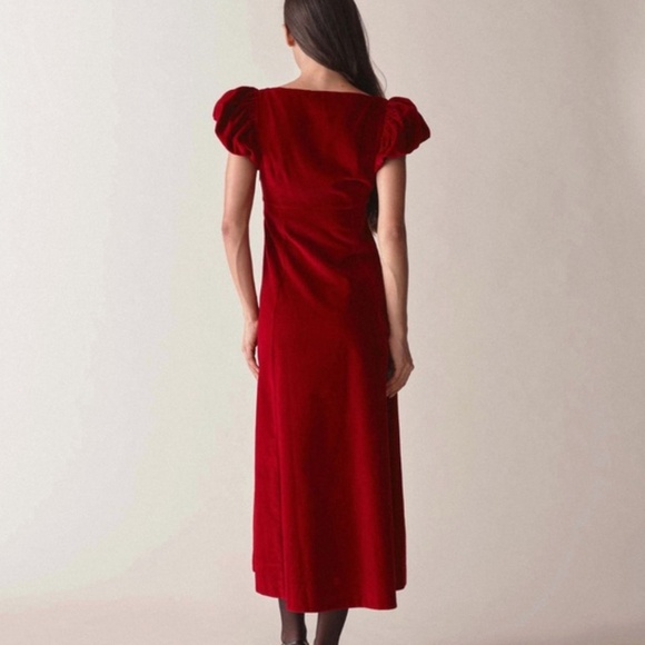 Doen Celestine Rosso Velvet Dress - Picture 3 of 11